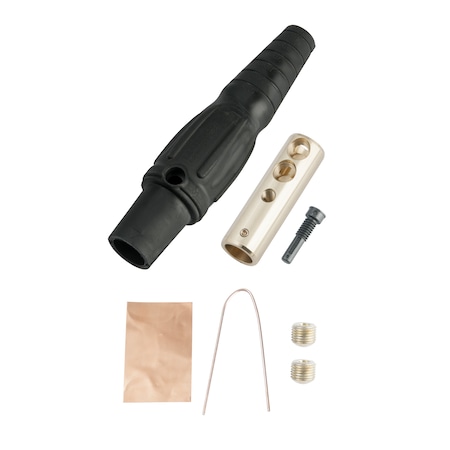 Marinco Cls2Fb-A Cls Inline Single Pin (400A/600V) No 6-No 2 Awg Fem-Blk (A) CLS2FB-A